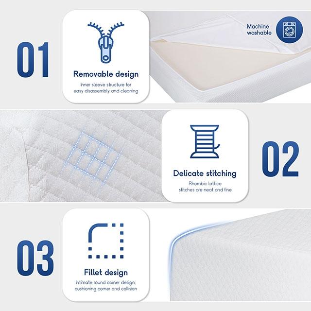 Artemisia 6" Full, Queen, & Twin Memory Foam Mattress