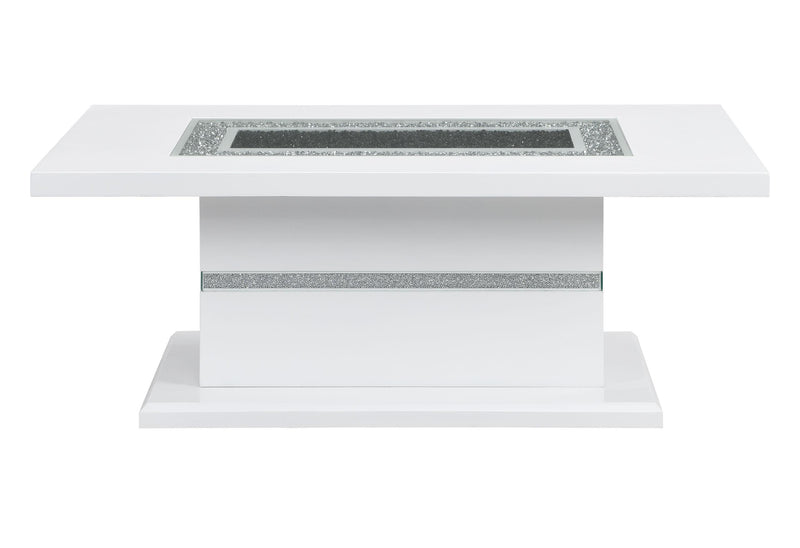 MONACO WHITE COFFEE TABLE
