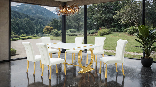 Holbaek 5 Pc 80" Dining Table Set