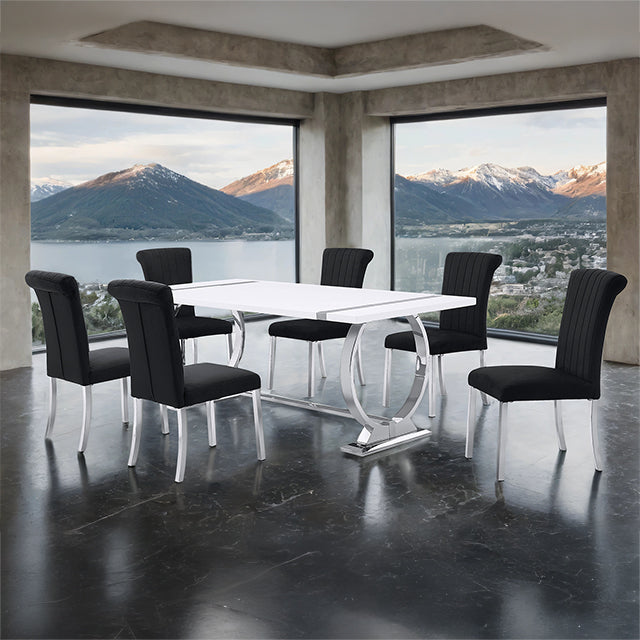 Holbaek 7 Pc 80" Dining Table Set