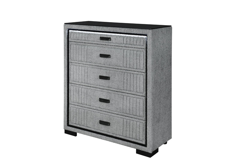ISABELLA GREY CHEST WITH LED