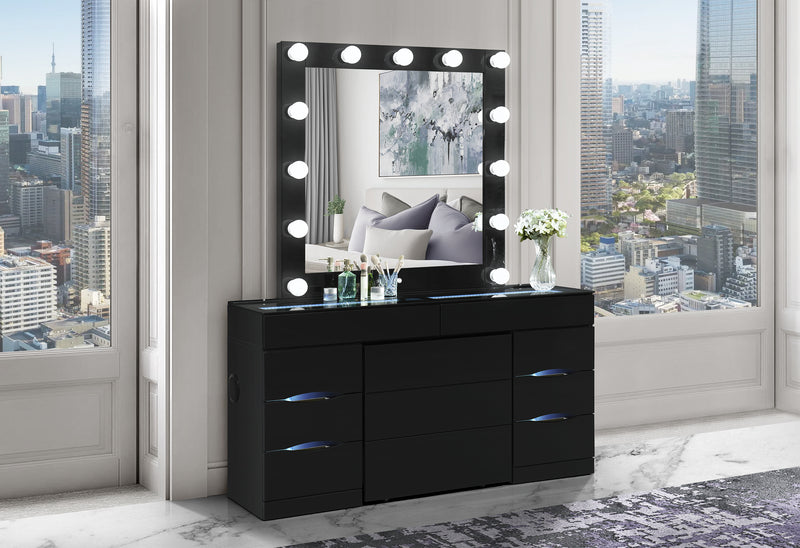 ELLA BLACK VANITY WITH SPEAKER