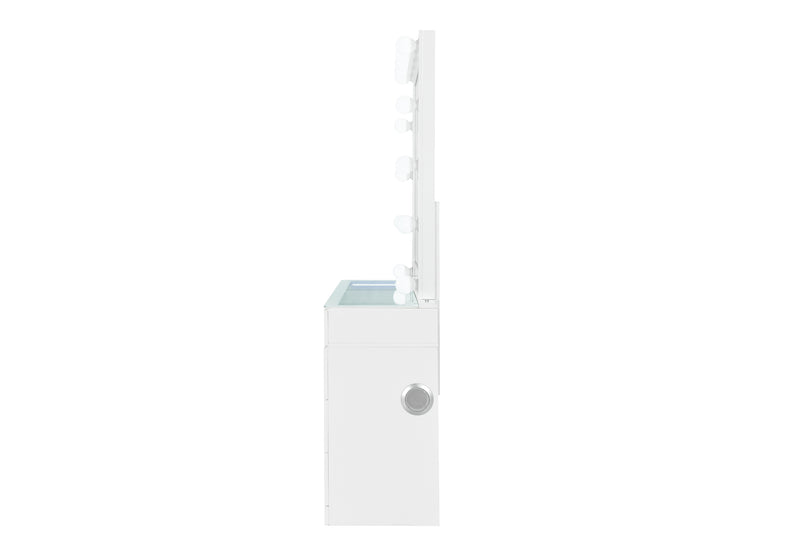 ELLA WHITE VANITY WITH SPEAKER