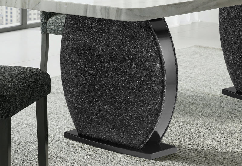 D2502 DINING TABLE AND 6 DINING CHAIRS