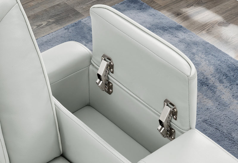U8611 BLANCHE SILVER P2 PWR REC SOFA/PWR CON REC LOVESEAT/PWR REC