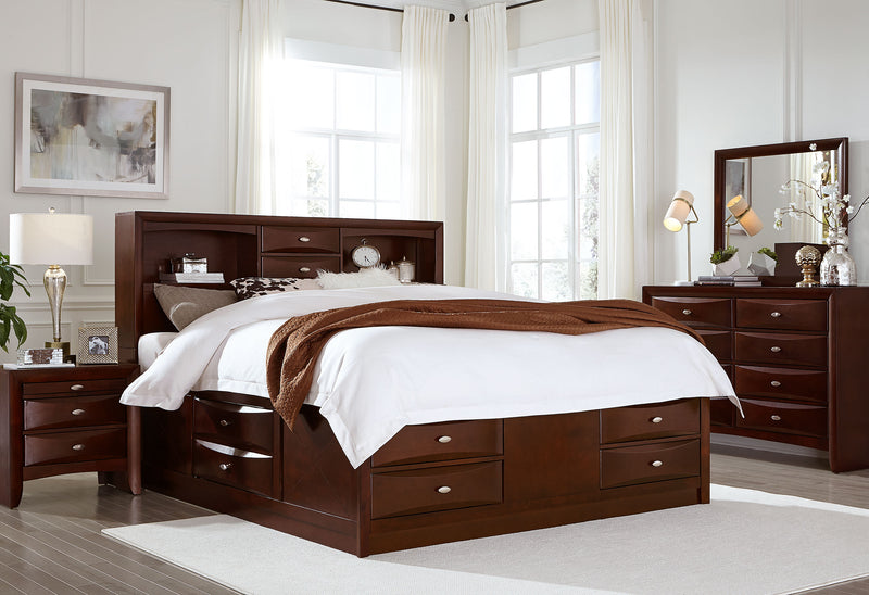 LINDA NEW MERLOT CHEST