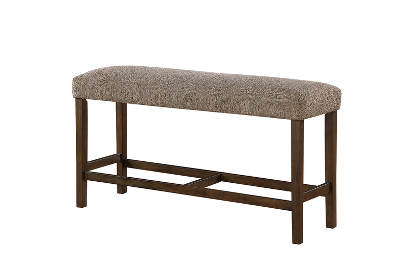 D4355 BROWN BAR TABLE BENCH