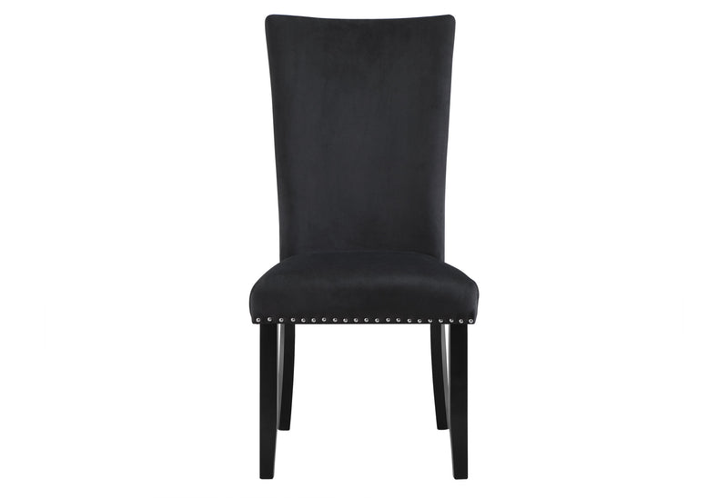 D03 DINING TABLE +8 D03 DINING CHAIRS BLACK