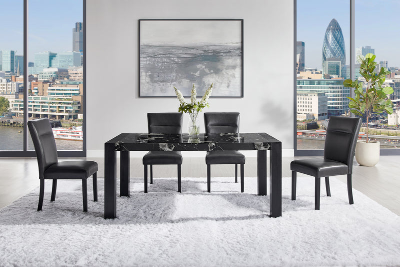 D4088DT DINING TABLE + 8 D87DC DINING CHAIR