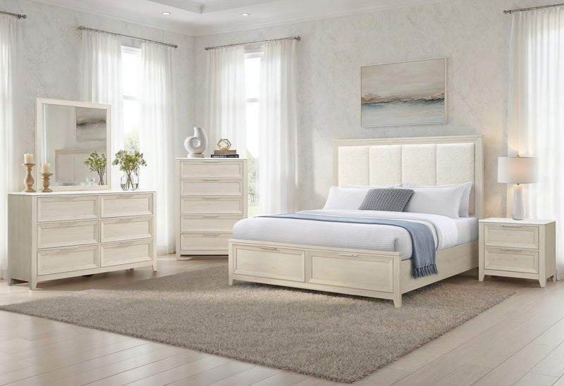 MARIAH BEIGE KING BED GROUP