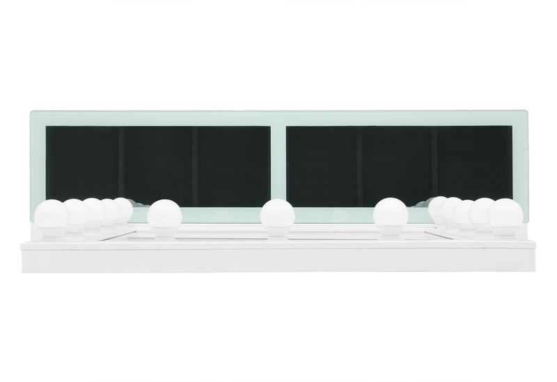 ELLA WHITE VANITY WITH SPEAKER