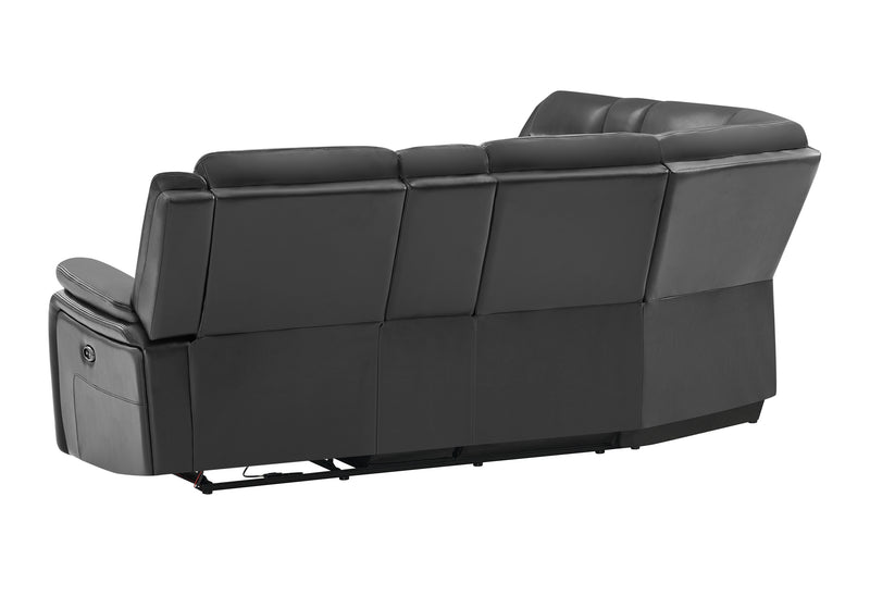 UM02 BLACK SECTIONAL