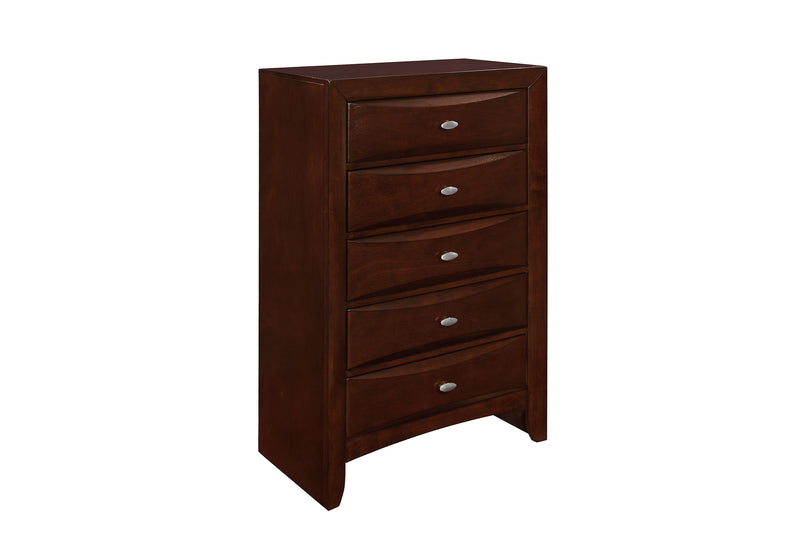LINDA NEW MERLOT CHEST