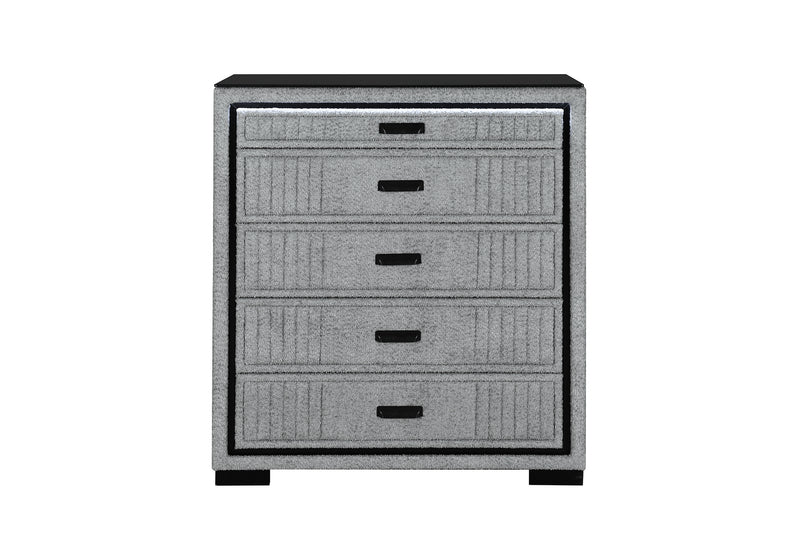 ISABELLA GREY CHEST WITH LED