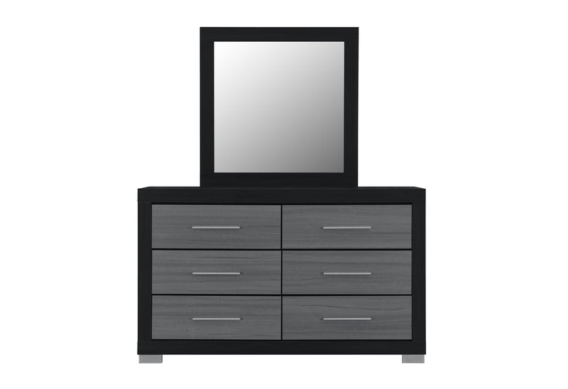 EMMA BLACK/GREY MIRROR