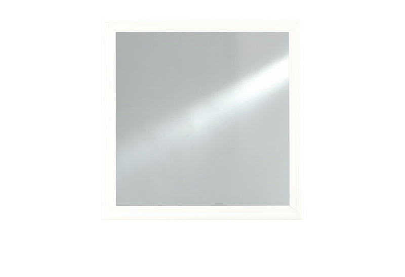 POMPEI METALLIC WHITE MIRROR
