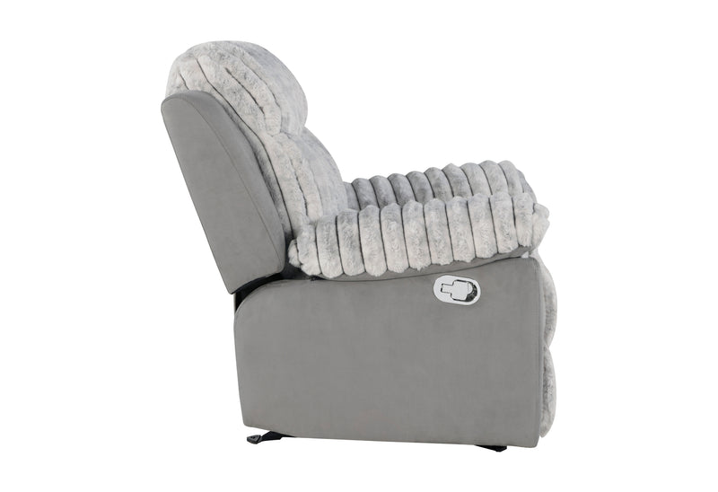 U6028 GREY GLIDER RECLINER