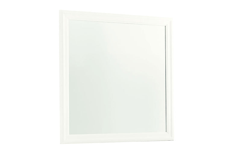 POMPEI METALLIC WHITE MIRROR
