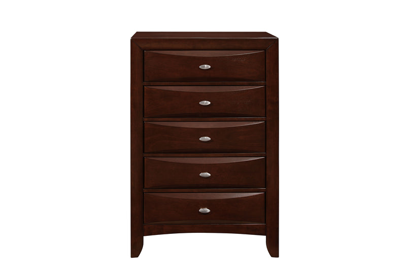LINDA NEW MERLOT CHEST