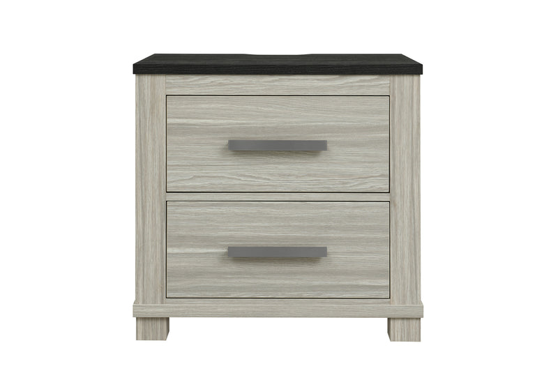 ASHLEY BROWN NIGHTSTAND W/USB & SPEAKER