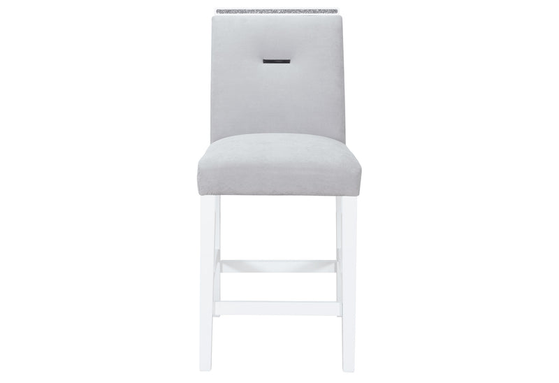 MONACO WHITE BAR TABLE + 8 MONACO BS-N