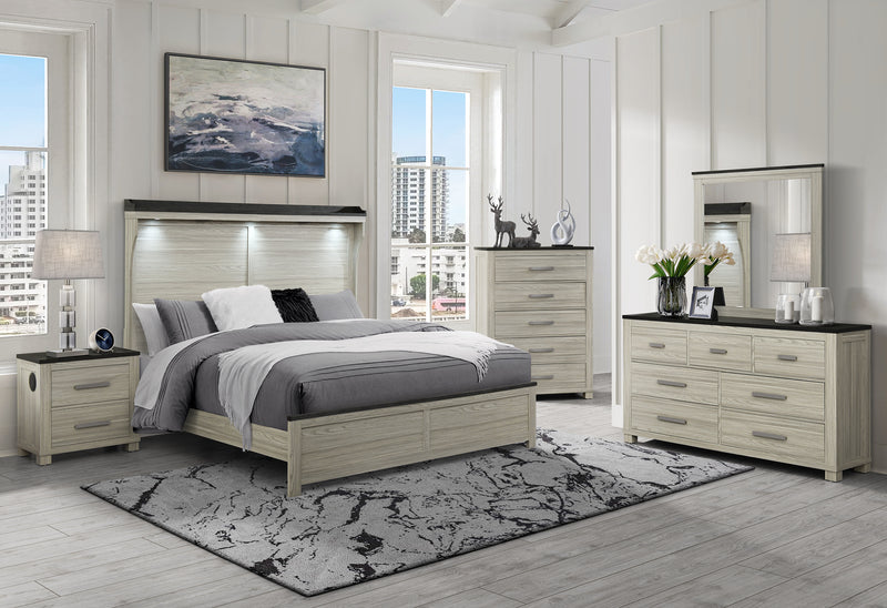 ASHLEY BROWN FULL BED GROUP