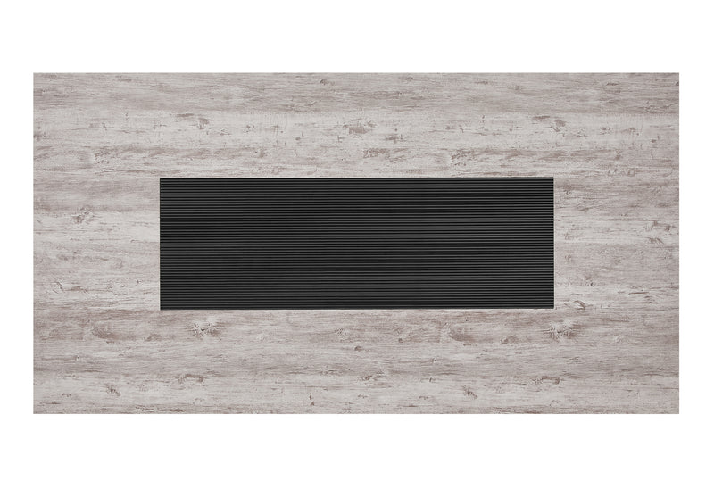 D8030 DINING TABLE WITH STORAGE DRAWERS AND STORAGE DOOR